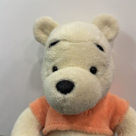 Disney- Winnie the Pooh with a Orange Top Plushie. Size 11” - Picture 2 of 7